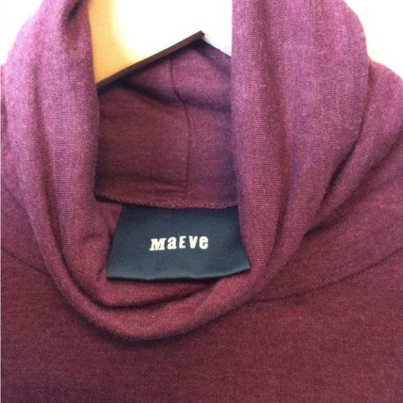 Anthropologie Maeve Asymmetric Turtleneck Dress - Picture 5 of 6